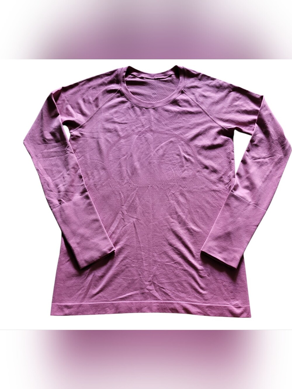 Lululemon Women’s Swiftly Tech long sleeved top size 10 Color Pink Comfy